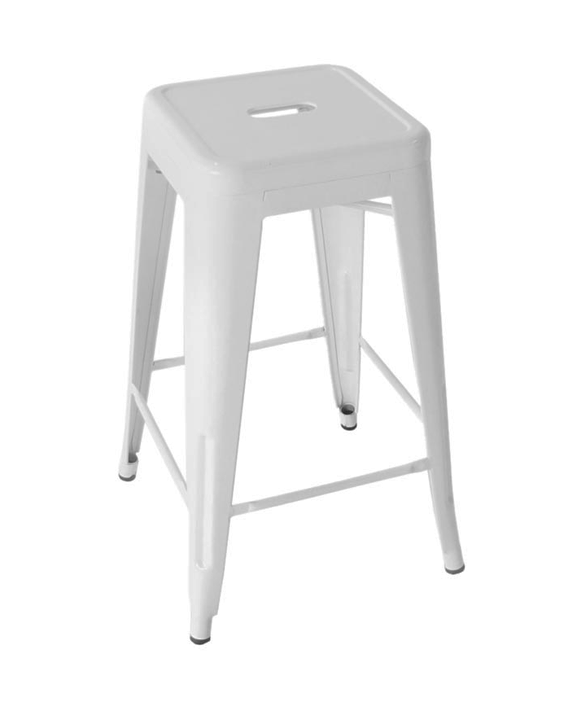   Tolix không tựa TL-04 màu trắng