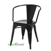 Ghế Tolix có tay TL-02 màu đen