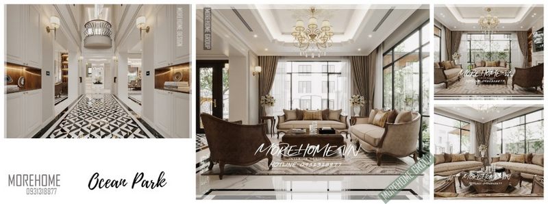 Bàn trà làm từ gỗ tự nhiên giúp cho không gian căn phòng trở nên ấn tượng và lịch sự, tạo nên một cảm giác thân thiện khi có khách đến thăm.