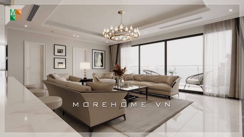 Ngưỡi được thưởng thức một mẫu thiết kế nội thất phòng khách đẹp, cao cấp dành cho các căn hộ, biệt thự, nhà phố.
